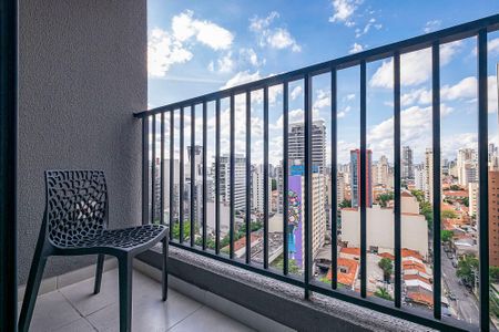 Studio para alugar com 25m², 1 quarto e sem vagaVaranda