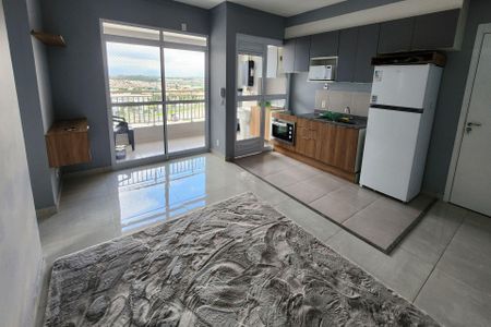 Sala de apartamento para alugar com 2 quartos, 54m² em Loteamento Remanso Campineiro, Hortolândia