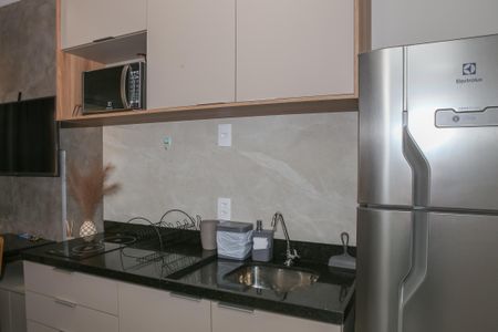 Studio para alugar com 24m², 1 quarto e sem vaga Studio para alugar com 24m², 1 quarto e sem vagaCozinha