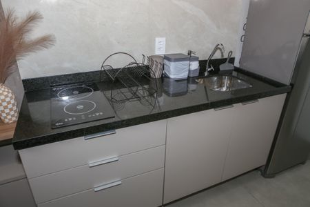Studio para alugar com 24m², 1 quarto e sem vaga Studio para alugar com 24m², 1 quarto e sem vagaCozinha