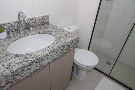 Studio para alugar com 24m², 1 quarto e sem vaga Studio para alugar com 24m², 1 quarto e sem vagaBanheiro