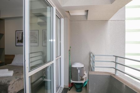 Studio para alugar com 24m², 1 quarto e sem vaga Studio para alugar com 24m², 1 quarto e sem vagaSacada