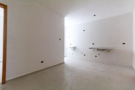 Sala, Cozinha e área de serviço de apartamento à venda com 2 quartos, 43m² em Vila Ré, São Paulo