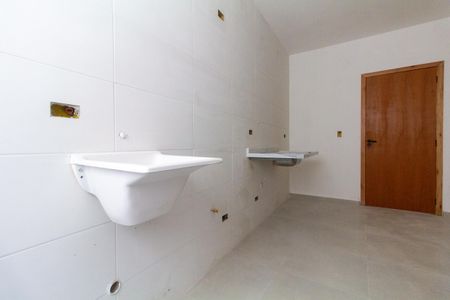 Sala, Cozinha e área de serviço de apartamento à venda com 2 quartos, 43m² em Vila Ré, São Paulo