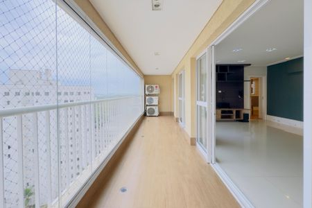 Varanda da Sala de apartamento para alugar com 3 quartos, 131m² em Jardim das Industrias, São José dos Campos