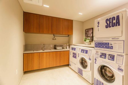 Studio à venda com 22m², 1 quarto e sem vagaLavanderia