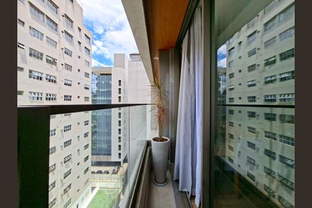 Studio à venda com 22m², 1 quarto e sem vagaVaranda
