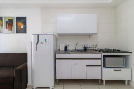 Apartamento para alugar com 26m², 1 quarto e sem vaga Apartamento para alugar com 26m², 1 quarto e sem vagaCozinha e Área de Serviço