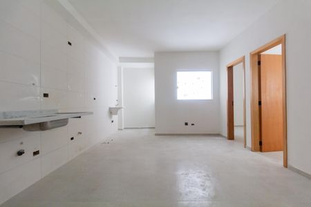 Sala, Cozinha e área de serviço de apartamento à venda com 2 quartos, 45m² em Vila Ré, São Paulo