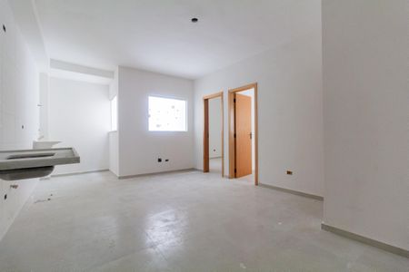 Sala, Cozinha e área de serviço de apartamento à venda com 2 quartos, 45m² em Vila Ré, São Paulo