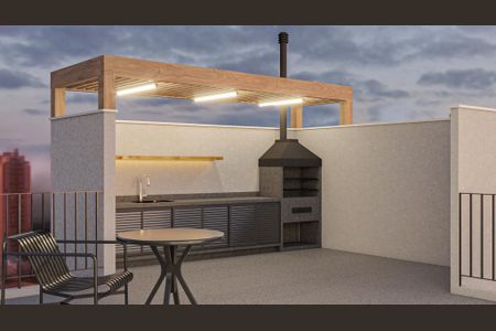 Área comum - Churrasqueira (imagem ilustrativa)  de apartamento à venda com 1 quarto, 24m² em Vila Nair, São Paulo