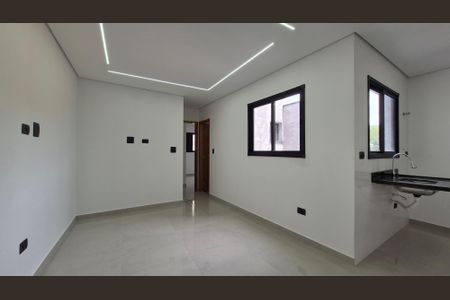 Sala/Cozinha de apartamento para alugar com 2 quartos, 100m² em Jardim Silvana, Santo André