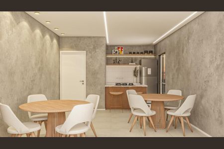 Área comum - Salão de festas (Imagem ilustrativa)  de apartamento à venda com 1 quarto, 24m² em Vila Nair, São Paulo