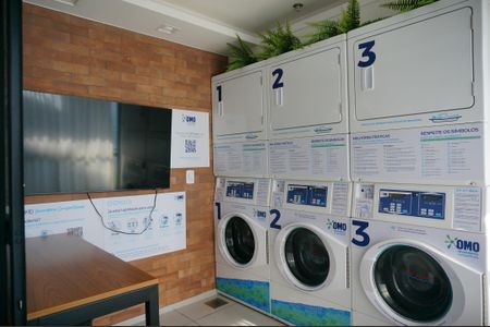 Studio à venda com 40m², 1 quarto e 1 vaga Studio à venda com 40m², 1 quarto e 1 vagaLavanderia