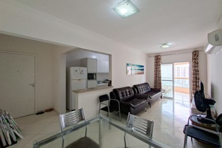 Sala de apartamento para alugar com 2 quartos, 87m² em Vila Assuncao, Praia Grande