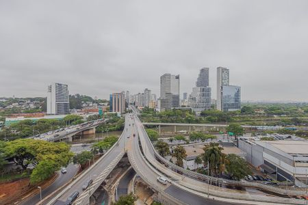 Vista da Varanda de kitnet/studio à venda com 1 quarto, 25m² em Pinheiros, São Paulo