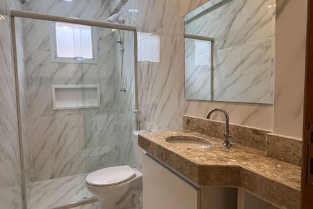 Casa para alugar com 125m², 3 quartos e 2 vagas Casa para alugar com 125m², 3 quartos e 2 vagasBanheiro Social