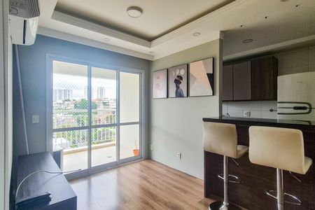Sala de apartamento para alugar com 1 quarto, 42m² em Umuarama, São Paulo