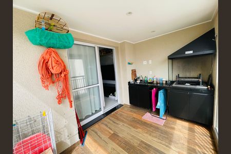 Varanda gourmet de apartamento à venda com 2 quartos, 64m² em Jardim Flor da Montanha, Guarulhos