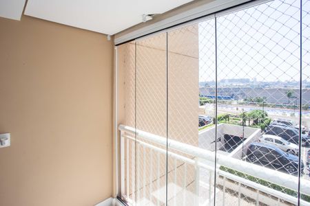 Varanda da Sala de apartamento à venda com 2 quartos, 55m² em Piraporinha, Diadema