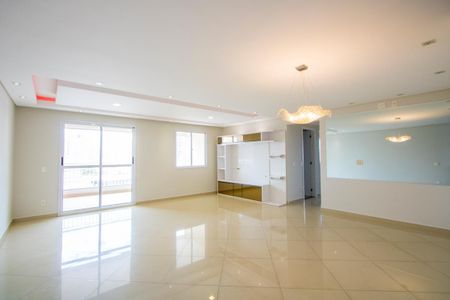 Sala de apartamento para alugar com 3 quartos, 115m² em Vila Valparaíso, Santo André