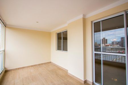 Varanda da Sala de apartamento para alugar com 3 quartos, 115m² em Vila Valparaíso, Santo André