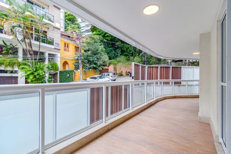 Varanda da Sala de apartamento à venda com 3 quartos, 108m² em Lagoa, Rio de Janeiro