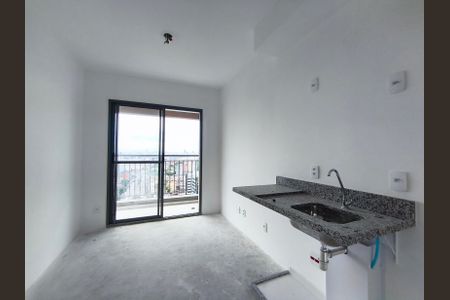 Sala/Cozinha de apartamento à venda com 1 quarto, 30m² em Liberdade, São Paulo