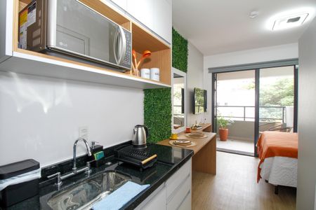 Studio de kitnet/studio para alugar com 1 quarto, 24m² em Sumaré, São Paulo