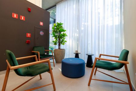 Apartamento para alugar com 37m², 1 quarto e sem vaga Apartamento para alugar com 37m², 1 quarto e sem vagaHall Social