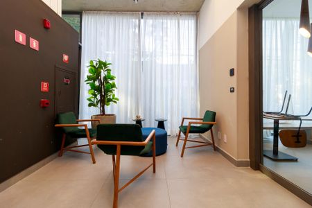 Apartamento para alugar com 37m², 1 quarto e sem vaga Apartamento para alugar com 37m², 1 quarto e sem vagaHall Social