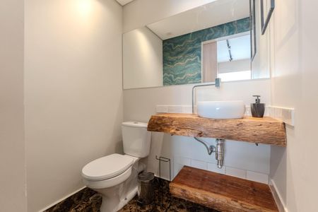 Lavabo de apartamento para alugar com 1 quarto, 65m² em Bela Vista, São Paulo