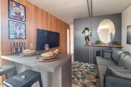 Sala de apartamento para alugar com 1 quarto, 65m² em Vila Lucia, São Paulo