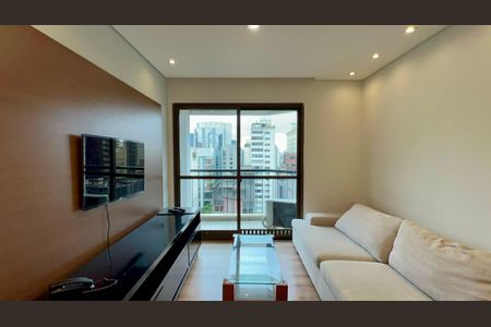 Sala de TV de apartamento para alugar com 2 quartos, 97m² em Jardins, São Paulo