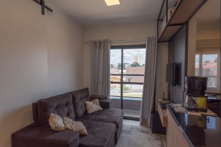 Sala de apartamento para alugar com 1 quarto, 33m² em Parque Industrial, Campinas