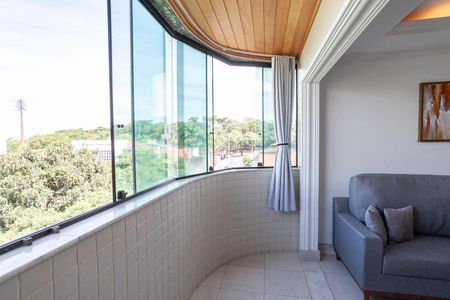 Varanda da sala de apartamento à venda com 4 quartos, 364m² em São José, Belo Horizonte