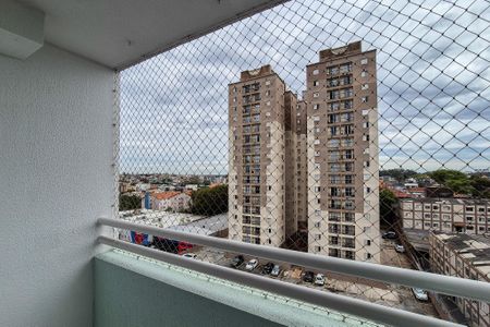 Varanda da Sala de apartamento à venda com 2 quartos, 54m² em Alves Dias, São Bernardo do Campo
