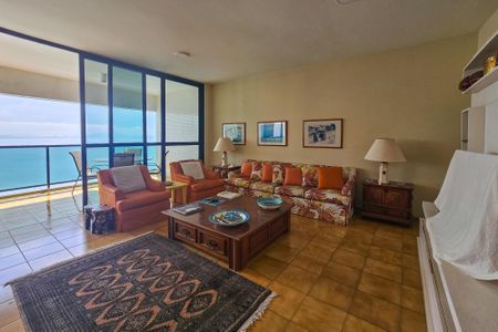 Sala de apartamento para alugar com 3 quartos, 160m² em Jardim Asturias, Guarujá