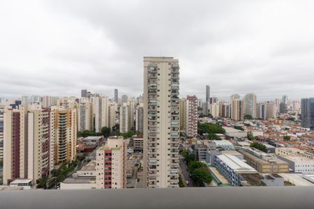 Varanda - vista de kitnet/studio à venda com 1 quarto, 39m² em Vila Gomes Cardim, São Paulo