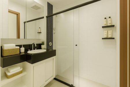 Apartamento à venda com 100m², 3 quartos e 2 vagas Apartamento à venda com 100m², 3 quartos e 2 vagasBanheiro
