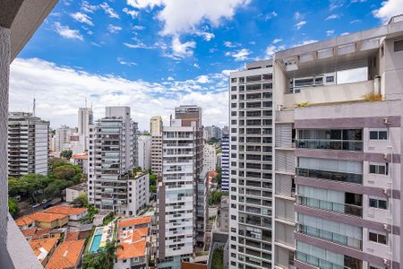 Varanda - VIsta de apartamento à venda com 1 quarto, 37m² em Pompeia, São Paulo