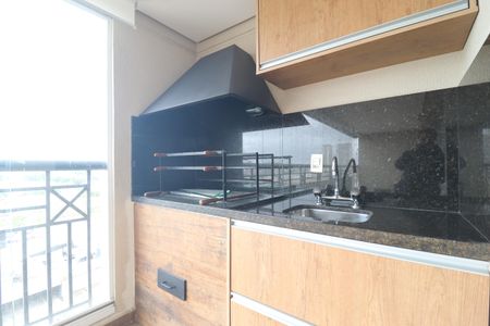 Varanda Gourmet de apartamento para alugar com 4 quartos, 135m² em Jardim, Santo André