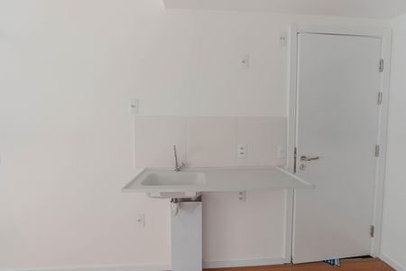 Cozinha de apartamento para alugar com 1 quarto, 21m² em Bela Vista, São Paulo