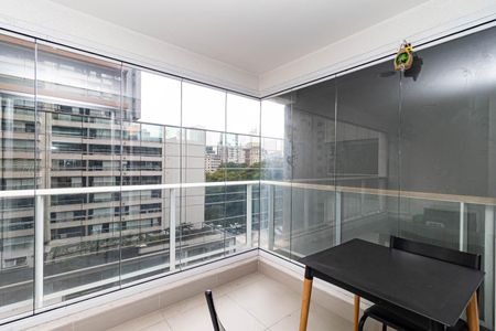 Studio à venda com 38m², 1 quarto e 1 vagaVaranda