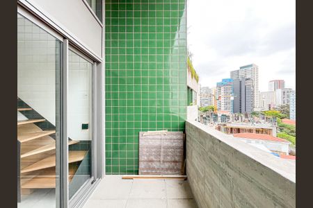 Apartamento para alugar com 40m², 1 quarto e sem vagaSacada