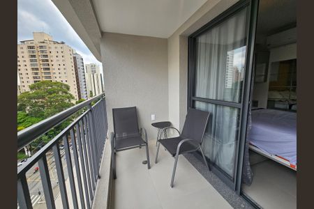 Sacada de kitnet/studio para alugar com 1 quarto, 23m² em Cidade Monções, São Paulo
