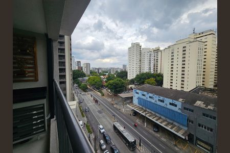 Studio para alugar com 23m², 1 quarto e sem vaga Studio para alugar com 23m², 1 quarto e sem vagaVista da Sacada