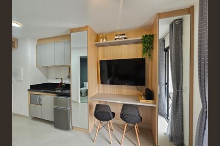 Studio de kitnet/studio para alugar com 1 quarto, 23m² em Cidade Monções, São Paulo