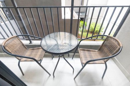 Studio para alugar com 27m², 1 quarto e sem vagaVaranda