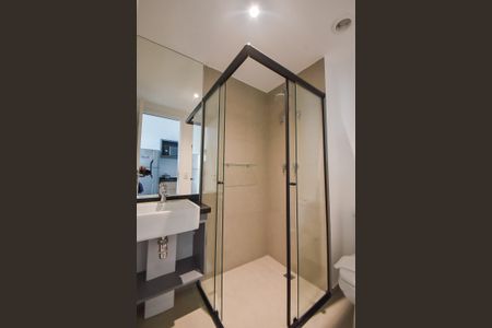 Banheiro de kitnet/studio à venda com 1 quarto, 24m² em Paraíso, São Paulo